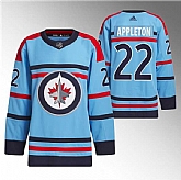 Men's Winnipeg Jets #22 Mason Appleton Light Blue Anniversary Primegreen Stitched Jersey Dzhi,baseball caps,new era cap wholesale,wholesale hats